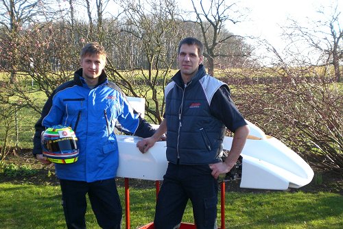 Jan Cramer met twee toppers; Elkmann en Maasmann in Superkarts